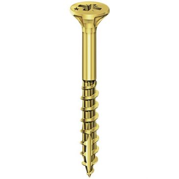 Vis rocket minivybac pozidriv tête fraisée 4.5x60mm x15