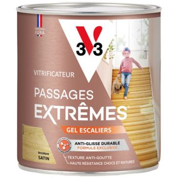 Vitrificateur Passages Extrêmes / Gel escaliers 0,75 L Satin - Incolore