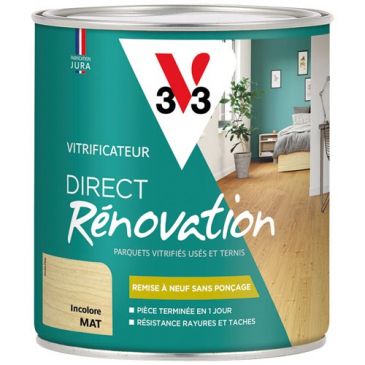 Vitrificateur Direct Rénovation 0,75 L Mat - Incolore