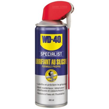 Bombe lubrifiant au silicone formule propre- Double spray - 400 mL