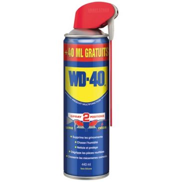 Lubrifiant double spray 400 mL + 40 mL gratuits