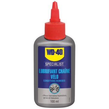 Wd40 bike lubrifiant chaine conditions humides 100ml