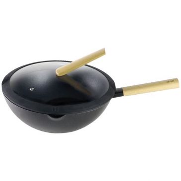 Wok 30 cm avec couvercle - Luxe