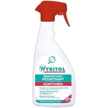 Wyritol désinfectant détartrant sanitaires 750 ml