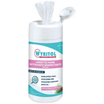 Lingette mains désinfectante - lot de 100