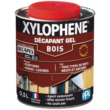 Xylophène décapant gel bois 0.5l