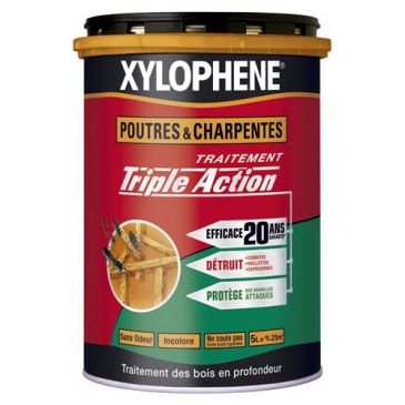 Xylophène poutre charpente 5l+1l s/odeur 20 ans B